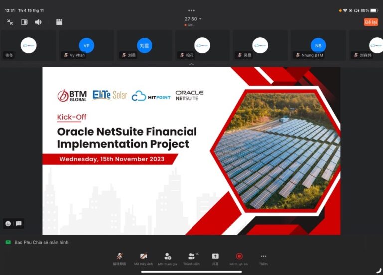 EliTe Solar Và BTM Global Việt Nam Khởi động Dự án Bản địa Hóa Tài ...