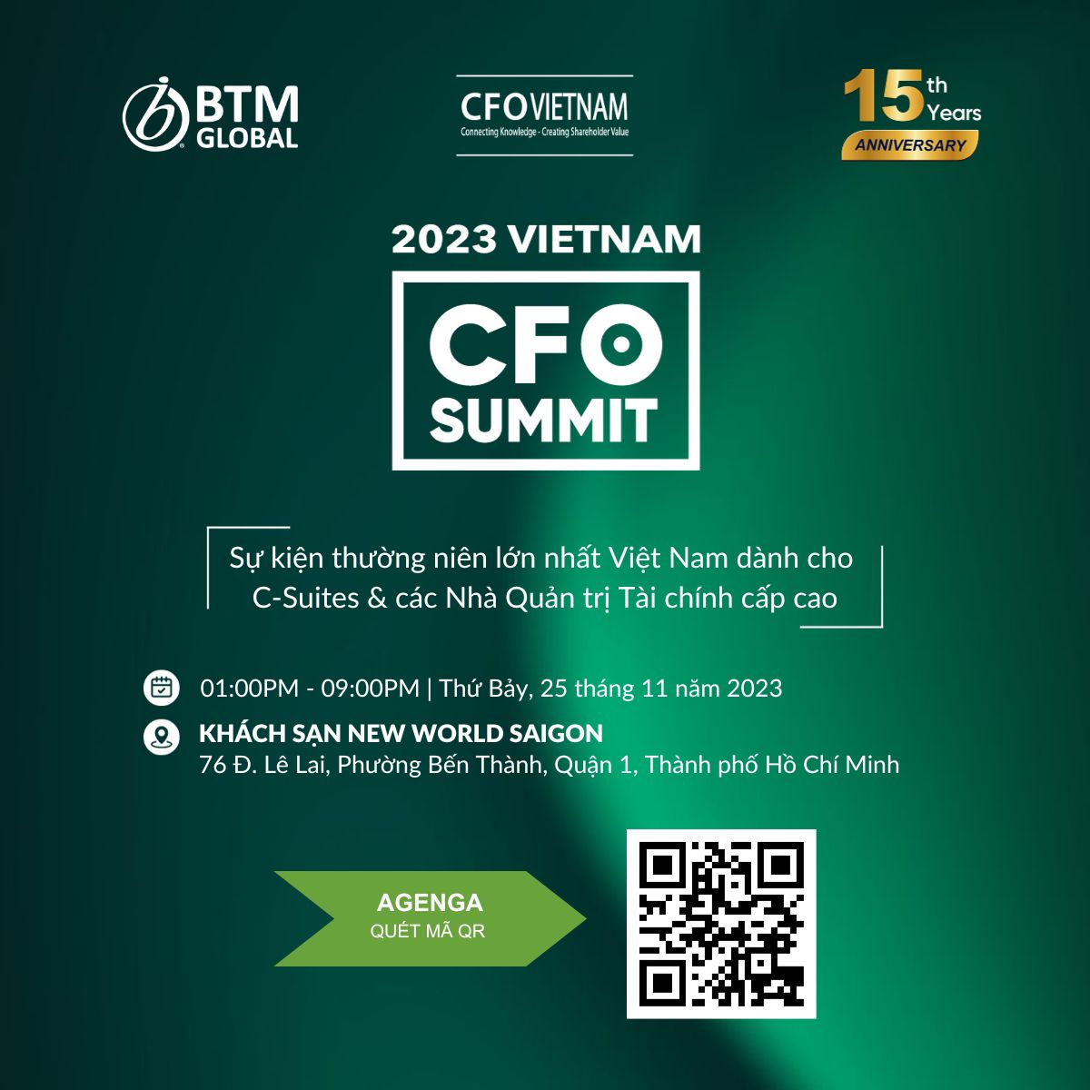 BTM Global Việt Nam tại hội nghị Cấp cao CFO Việt Nam 2023