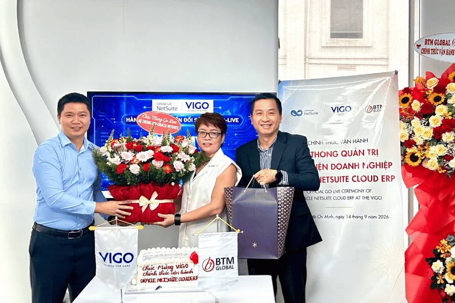 The Vigo chính thức vận hành Oracle NetSuite Cloud ERP cùng BTM Global
