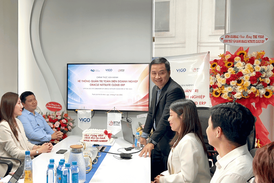 The Vigo chính thức vận hành Oracle NetSuite Cloud ERP cùng BTM Global