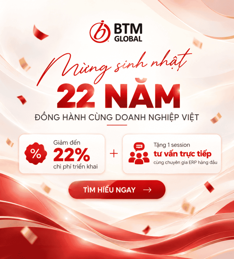 Tiêu chí lựa chọn phần mềm ERP: Checklist giúp doanh nghiệp chọn đúng hệ thống